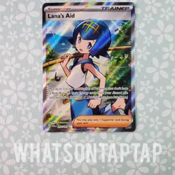 Pokemon Card Lanas Aid 207/167 Secret Scarlet Rare Violet Twilight Masquerade LP - Image 1