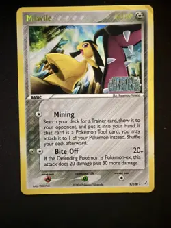 Pokemon Card - Mawile Crystal Guardians 9/100 Rare Reverse Holo STAMPED MP - Image 1