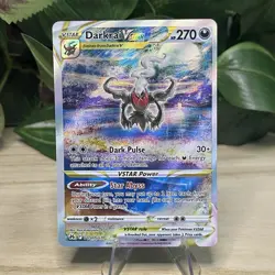Darkrai VSTAR GG50 Crown Zenith Galarian Gallery Pokemon Card NM (2) - Image 1