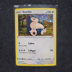 Pokemon TCG Snorlax Rebel Clash 141/192 Promo Cosmos Holo Rare - Image 1