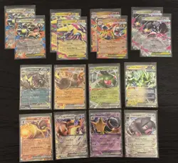 Pokemon TCG DOUBLE RARE EX CARDS NEAR MINT ALL ENGLISH BULK TOTAL OF 51 EX CARDS - Image 2