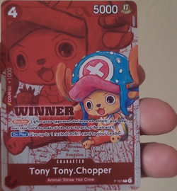 Tony Tony.Chopper (Winner) - One Piece Promo Card Holo P-101 English Bandai - Image 1