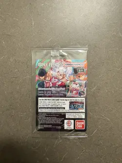 Bandai One Piece Card Game Monkey D. Luffy Promo Holo 5000 Power - Image 2