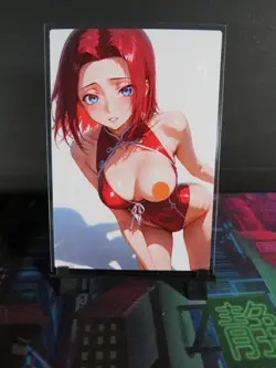 Kallen Stadtfeld Code Geass Custom Art Card NM Anime Sexy Waifu Collectible - Image 1