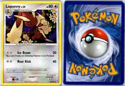 Pokemon Card - Lopunny 63/147 Supreme Victors Uncommon Heavily Played - Image 3