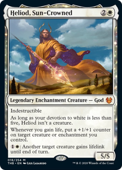 Heliod, Sun-Crowned Theros Beyond Death PLD White Mythic Rare MTG CARD ABUGames - Image 1