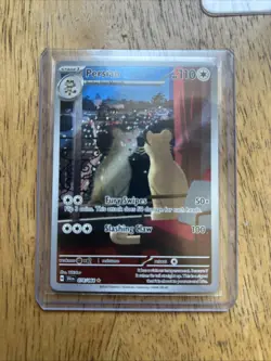 Pokemon TCG Persian 078/064 Scarlet Violet Shrouded Fable Illustration Rare Card - Image 1