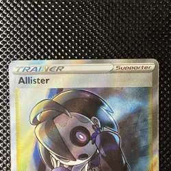 Pokemon TCG Allister Trainer Holo Full Art Rare Card 179/185 Vivid Voltage - Image 2