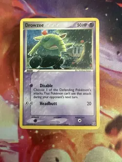 Drowzee 67/113 Delta Species Tomokazu Komiya Art Pokemon TCG Card LP - Image 1