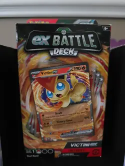 Pokemon Cards - EX Battle Decks - VICTINI EX (60-Card Deck, Deck Box, Coin+) NEW - Image 1