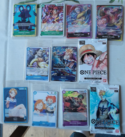 11 ONE PIECE CARD SEALED PACKS BUNDLE, INCLUDING 'MARCO, PRE-RELEASE WINNER - Image 1