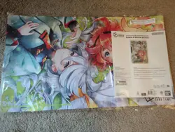 Gundam Card Game Suletta & Miorine EVX02 Playmat w/ EX Resource Card English - Image 1