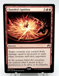 2015 Magic the Gathering - Chandra's Ignition - Magic Origins - LP - Image 1