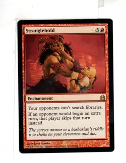 MTG SkeenAB Stranglehold from Commander. NM. - Image 1