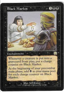MTG - LP - Black Market - Enchantment - Rare - Mercadian Masques - Image 1
