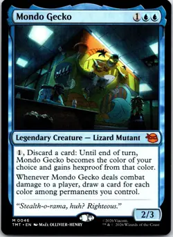Mondo Gecko 0046 Mythic Teenage Mutant Ninja Turtles Magic: The Gathering NM - Image 1