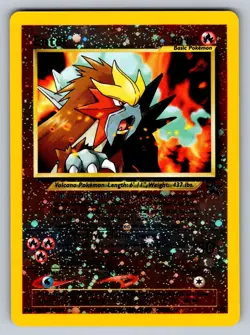 Pokemon Entei Reverse Holo Promo WoTC Promo 34/53 LP - Image 1