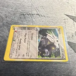 Pokemon TCG Aggron Holo Rare Card 17/109 EX Ruby & Sapphire 2003 110 HP Vintage - Image 3