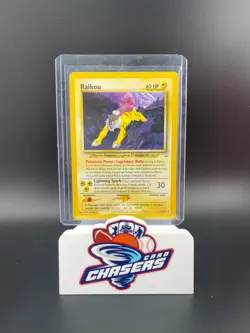 Pokemon 2000 TCG Raikou Neo Revelation Rare Card 22/64 Regular - LP-MP - Image 1