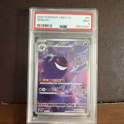 2025 Pokemon Chinese CBB3 CS #07 Gengar PSA 9 MINT - Image 2