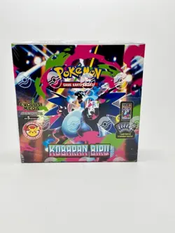 Pokemon TCG Kobaran Biru (Blue Blaze) Indonesian Sealed Booster Box Evolusi Mega - Image 1
