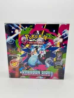 Pokemon TCG Kobaran Biru (Blue Blaze) Indonesian Sealed Booster Box Evolusi Mega - Image 2