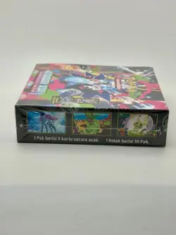 Pokemon TCG Kobaran Biru (Blue Blaze) Indonesian Sealed Booster Box Evolusi Mega - Image 5