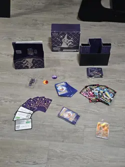 Pokemon Scarlet & Violet Paldean Fates Elite Trainer Box Mimikyu English Purple - Image 4