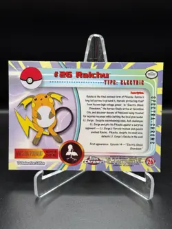 2000 TOPPS CHROME POKEMON T.V. SPECTRA #26 RAICHU - Image 4