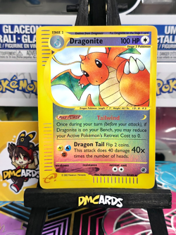 Pokemon Dragonite 9/165 Reverse Holo | Expedition Inglese Vintage | Excellent - Image 1