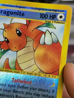 Pokemon Dragonite 9/165 Reverse Holo | Expedition Inglese Vintage | Excellent - Image 4