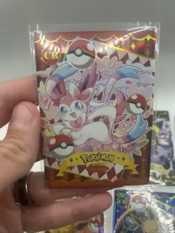 9 Card Chinese Mengka Pokemon Eeveelution Set Unlicensed CR Lot Umbreon Eevee + - Image 2