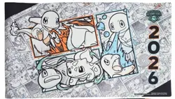 Kanto Starters Comic Playmat EUIC 2026 Pokemon Europe International Championship - Image 1