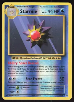 Starmie 31/108 Rare Evolutions Pokemon Reverse Holo Lightly Played - Image 1