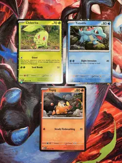 Pokemon Ascended Heroes First Partner Deluxe Pin Collection Promos Cosmo Holo NM - Image 1