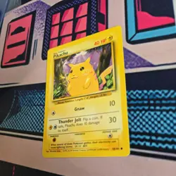 Pikachu 058/102 Base Set Regular 1999 Pokemon card - Image 5