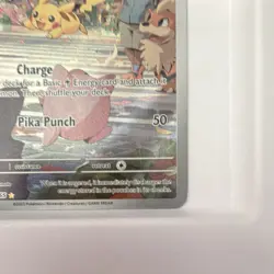 Pikachu 173/165 SV 151 Illustration Rare Holo Pokemon TCG English - Image 3