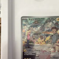 Pikachu 173/165 SV 151 Illustration Rare Holo Pokemon TCG English - Image 5