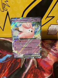 Pokemon TCG Lillie's Clefairy EX #056/159 SV: Journey Together - Image 1