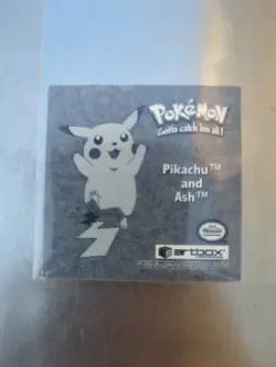 Vintage 1999 Artbox Pokemon Sticker Pikachu and Ash Series 1 Prizm Pr03 Holo - Image 2