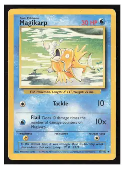 Magikarp Base Set #035/102 Pokemon HP - Image 1