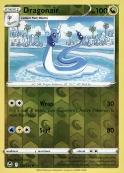 Dragonair 130/195 Uncommon Silver Tempest Pokemon Reverse Holo Near Mint - Image 1