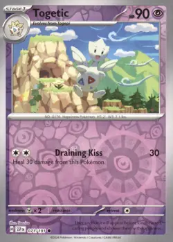 TOGETIC 071/191 COMMON SURGING SPARKS POKEMON REVERSE HOLO NEAR MINT - Image 1