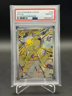 Joltik Illustration Rare Pokemon SV07: Stellar Crown PSA 10 GEM MT - Image 1