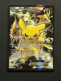Pikachu EX XY124 XY Black Star Promo Holo 2016 Pokemon TCG English 2016 - Image 1