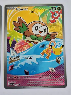 Pokemon TCG Rowlet Litten Popplio MEP 045 044 043 First Partner Promos - Image 3