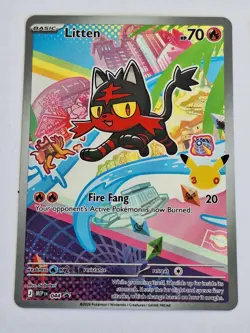 Pokemon TCG Rowlet Litten Popplio MEP 045 044 043 First Partner Promos - Image 4