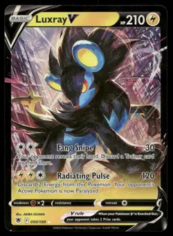 LUXRAY V 050/189 HOLO V RARE ASTRAL RADIANCE POKEMON NM/M - Image 1