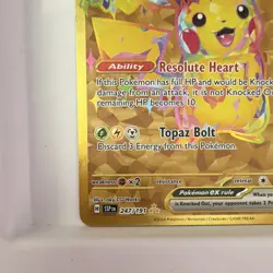 Pikachu ex 247/191 SV08 Surging Sparks Hyper Rare Full Art Holo Eng 2024 - Image 4