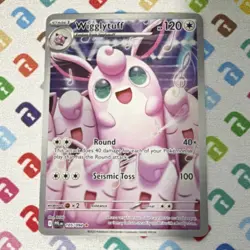 TCG Pokemon Wigglytuff 105/094 PFL Illustration Rare Holo EN NM - Image 1